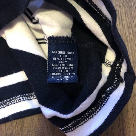 NWOT Chaps navy/white tank top - Picture 2 of 4